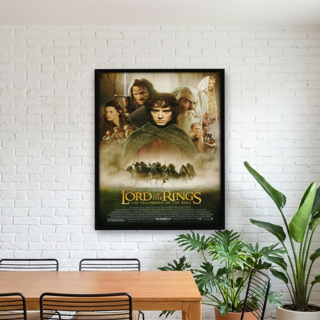 Quadro Decorativo O Senhor dos Anéis: A Sociedade do Anel (legenda)