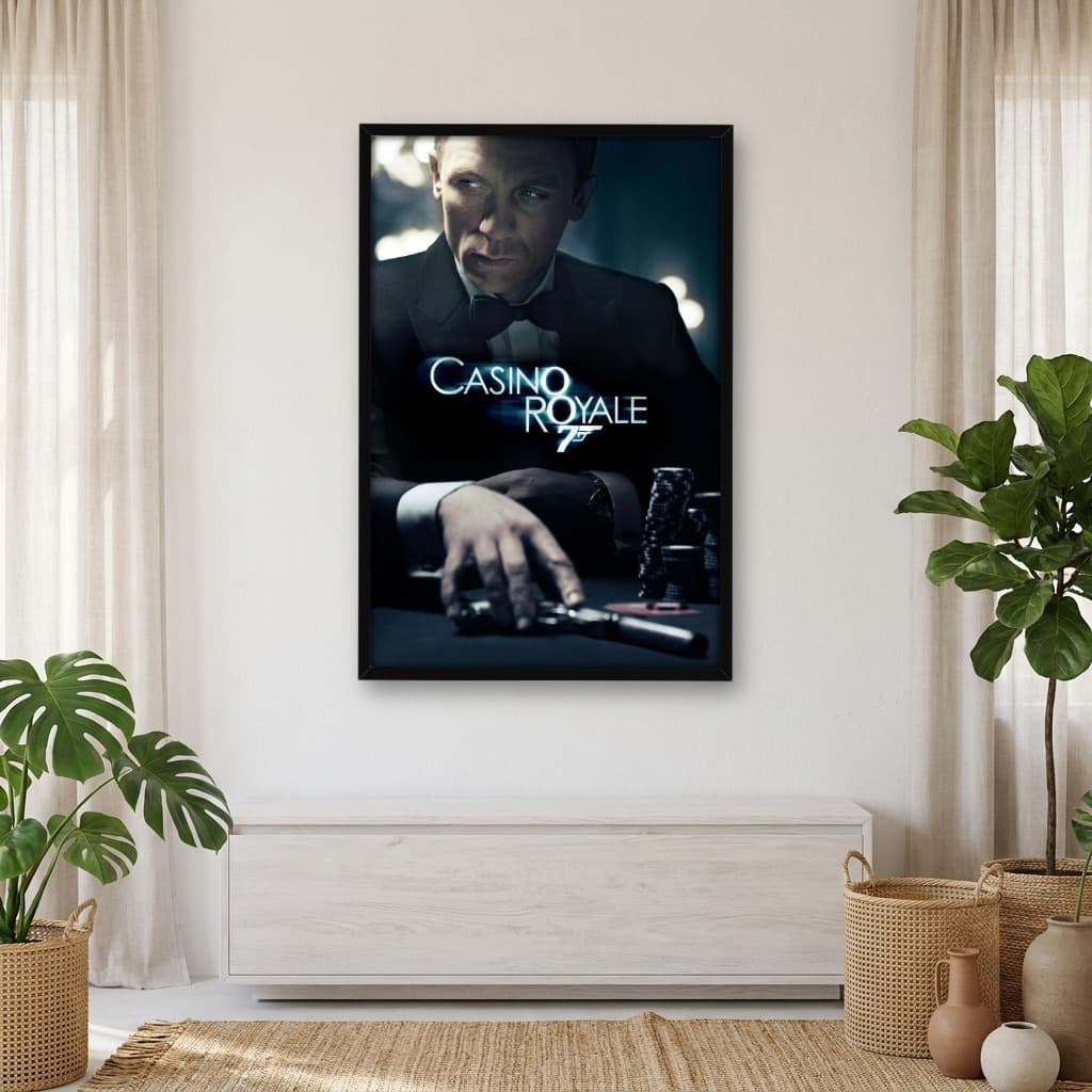 Quadro Decorativo 007 Cassino Royale