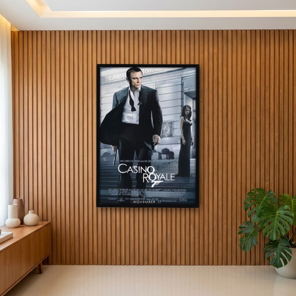 Quadro Decorativo 007 Cassino Royale