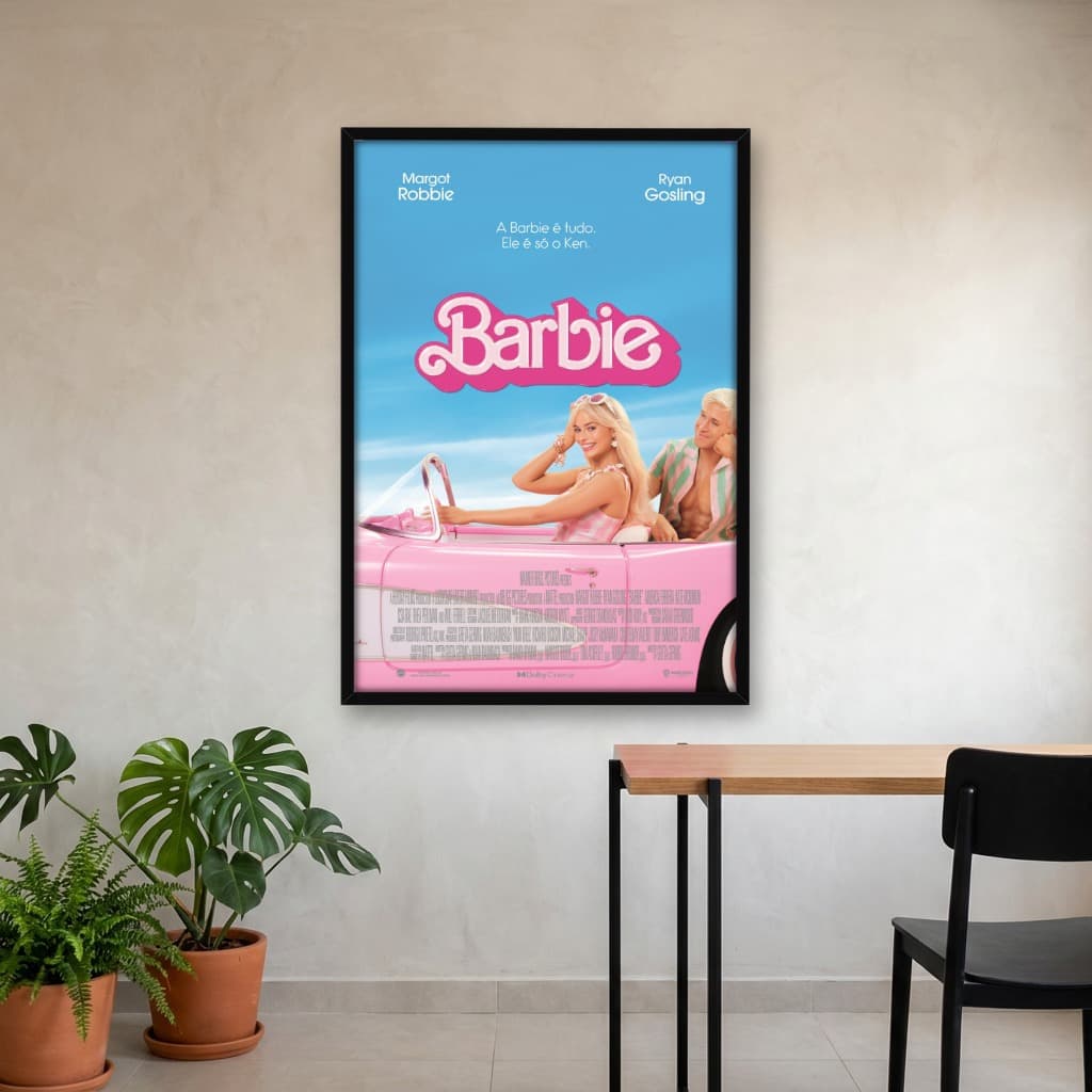 Quadro Decorativo Barbie Filme 2023