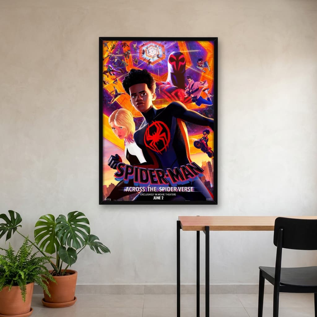 Quadro Decorativo Homem-Aranha Através do Aranhaverso