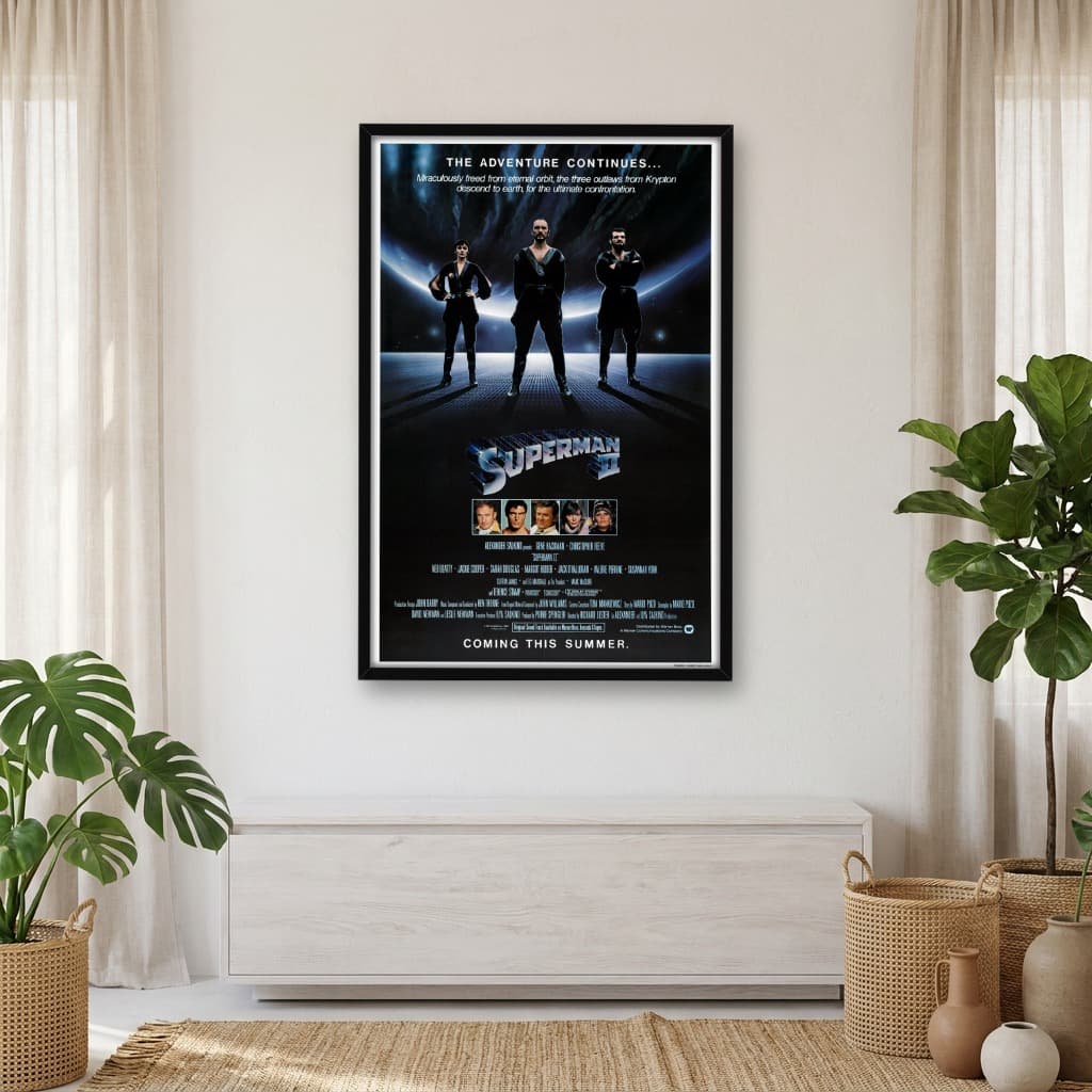Quadro Decorativo Superman II - A Aventura Continua