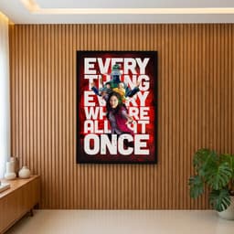 Quadro Decorativo Tudo em Todo o Lugar ao Mesmo Tempo - opção 02