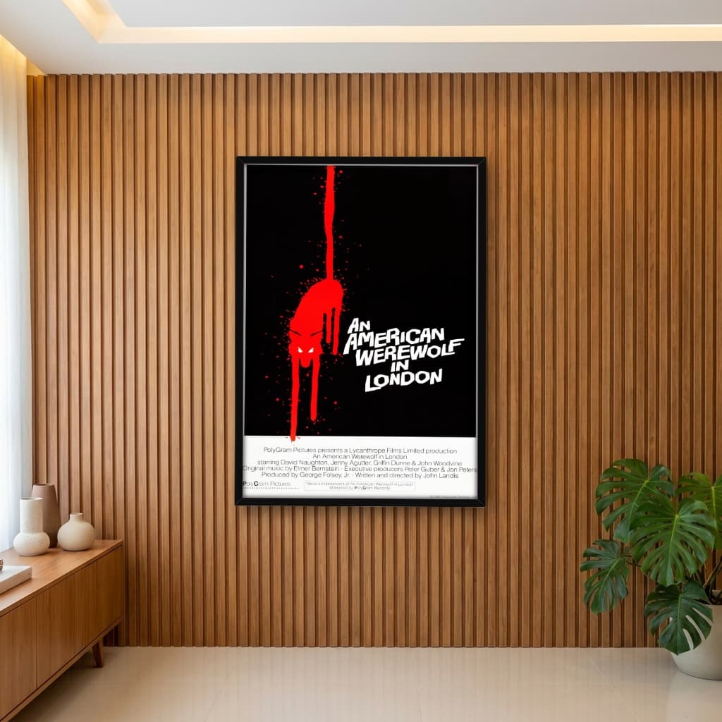 Quadro Decorativo Um Lobisomem Americano em Londres