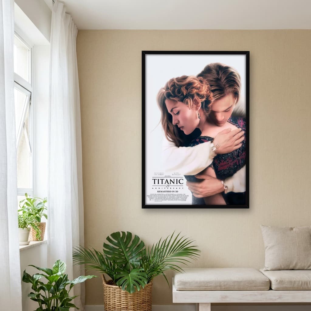 Quadro Decorativo Titanic - 25 anos Aniversário