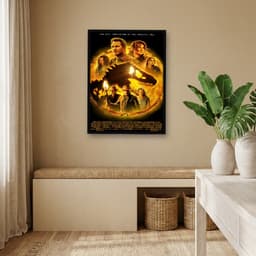 Quadro Decorativo Jurassic World Domínio