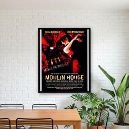 Quadro Decorativo Moulin Rouge - Amor em Vermelho
