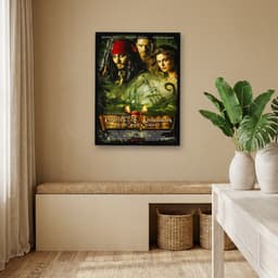 Quadro Decorativo Piratas do Caribe 2 - O Baú da Morte