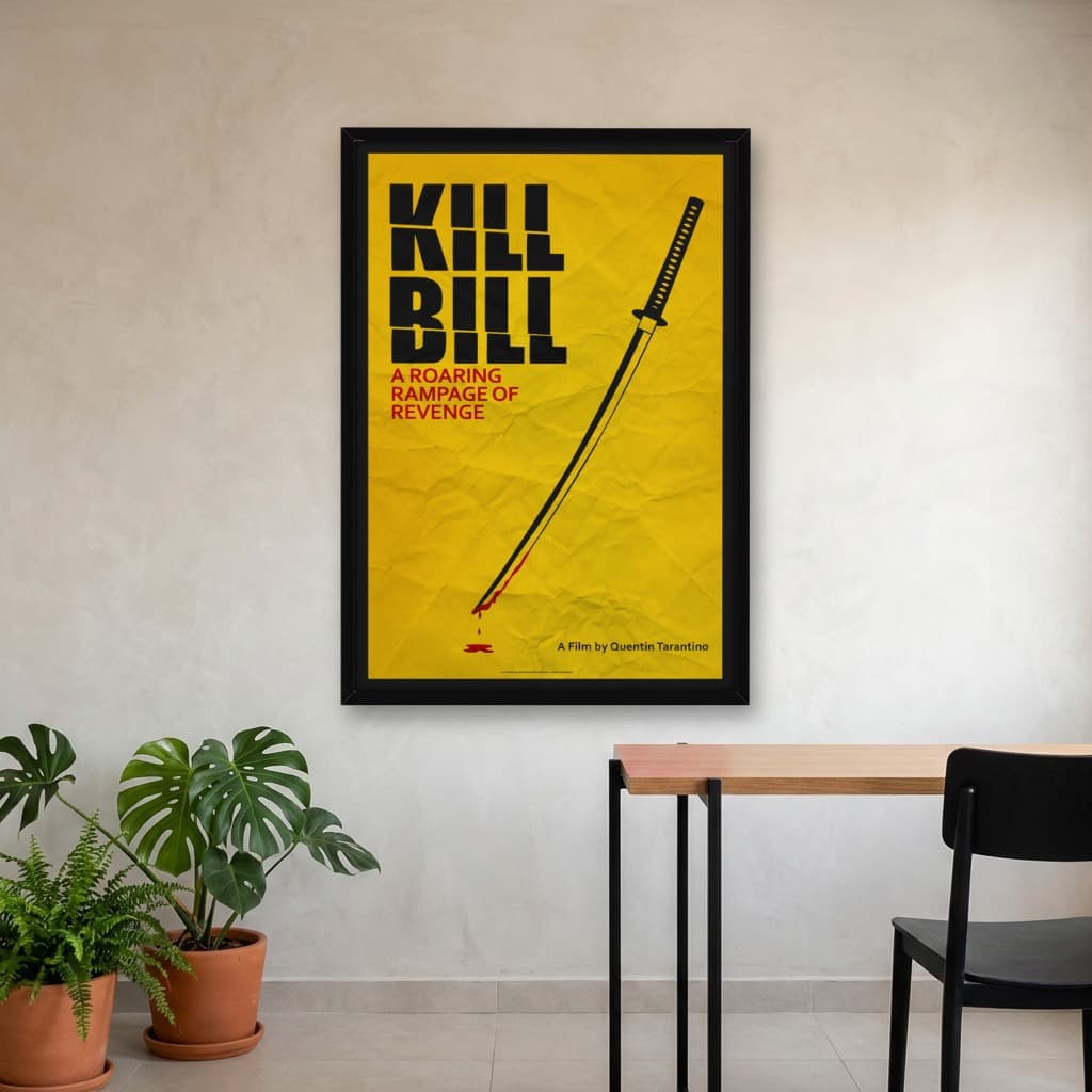 Quadro Decorativo Kill Bill - Espada - Minimalista