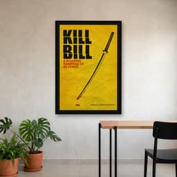 Quadro Decorativo Kill Bill - Espada - Minimalista