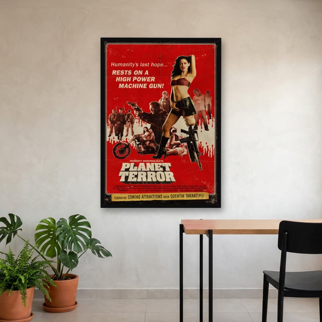 Quadro Decorativo Planeta Terror