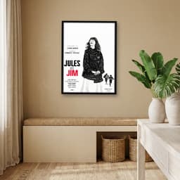 Quadro Decorativo Jules e Jim - Uma Mulher para Dois