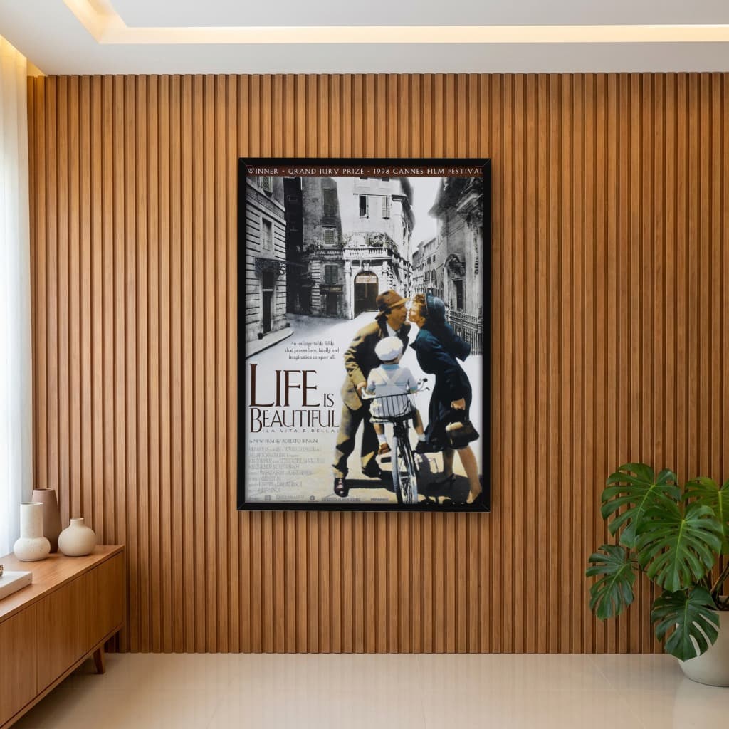 Quadro Decorativo A Vida é Bela