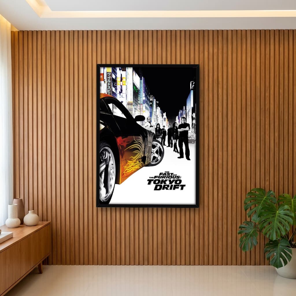 Quadro Decorativo Velozes e Furiosos: Desafio em Tóquio