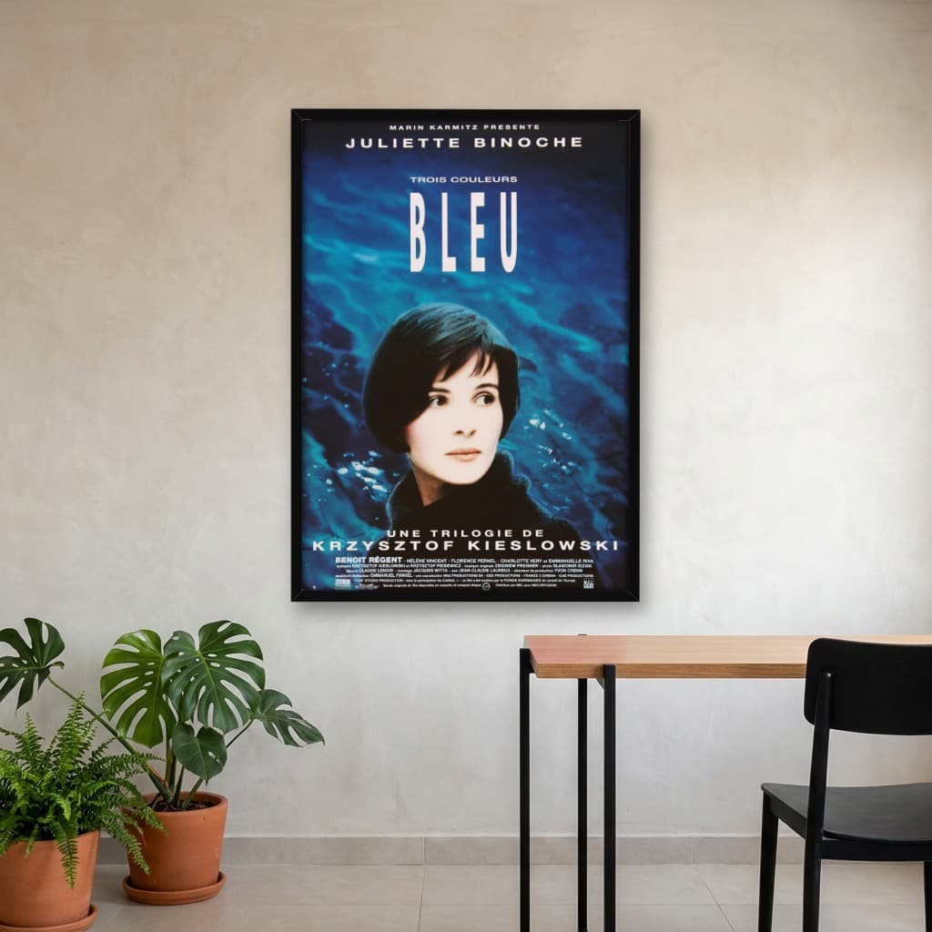 Quadro Decorativo A Liberdade é Azul