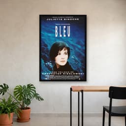 Quadro Decorativo A Liberdade é Azul