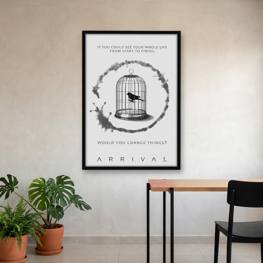 Quadro Decorativo A Chegada - Minimalista