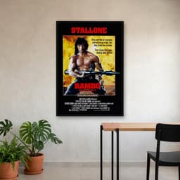 Quadro Decorativo Rambo II - A Missão