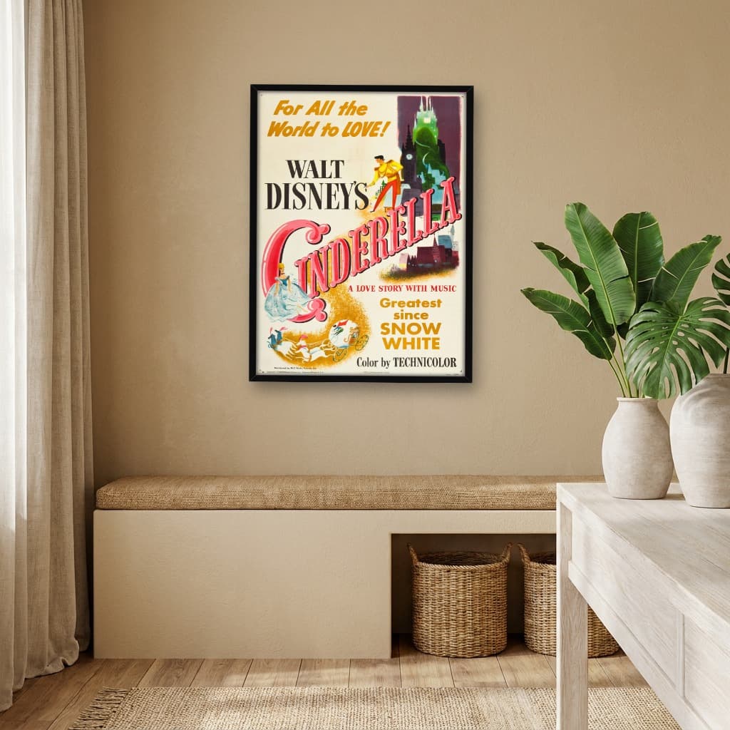 Quadro Decorativo Cinderela