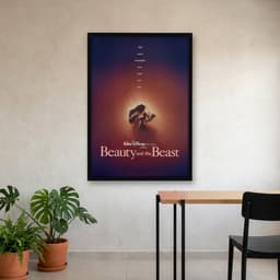 Quadro Decorativo A Bela e a Fera