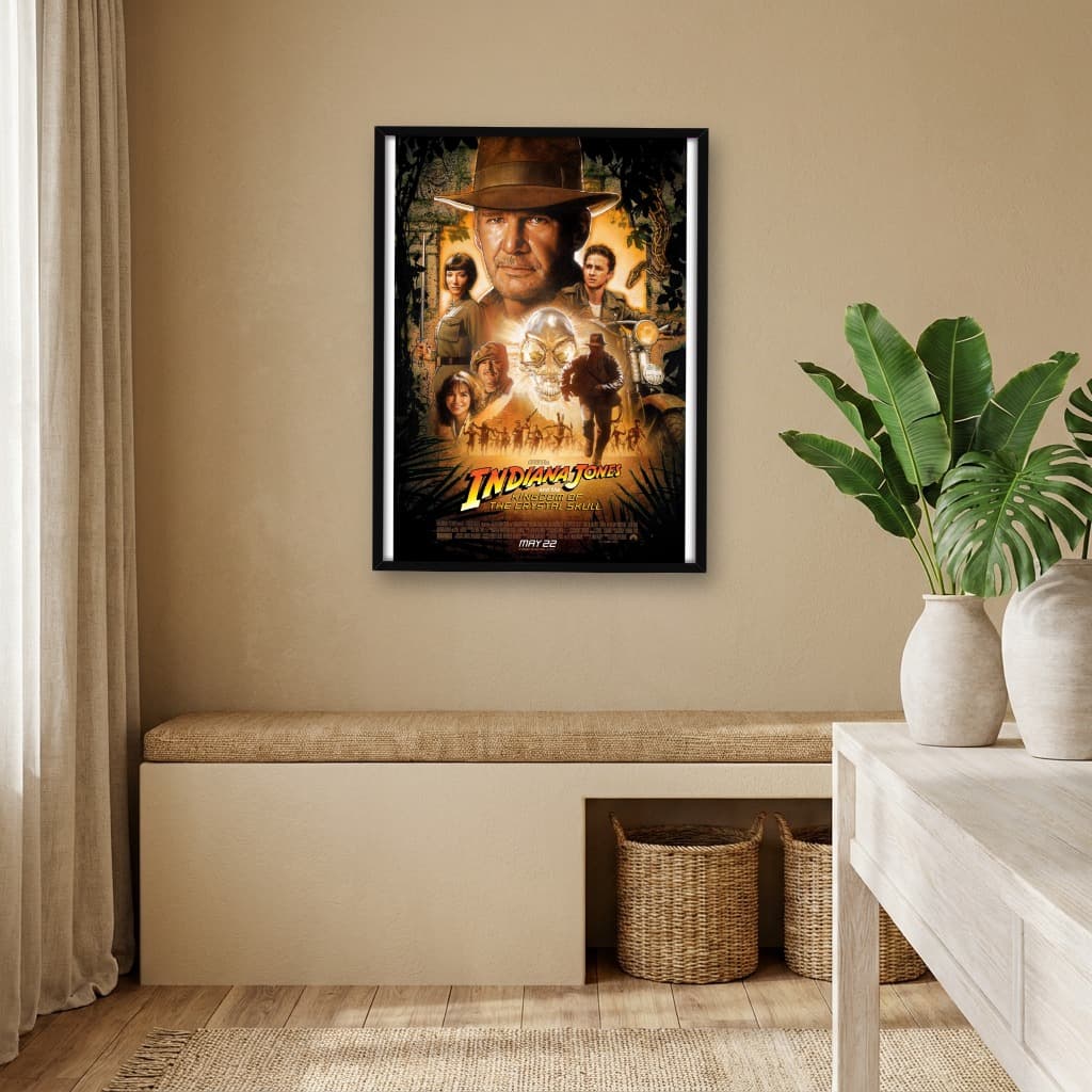 Quadro Decorativo Indiana Jones e o Reino da Caveira de Cristal