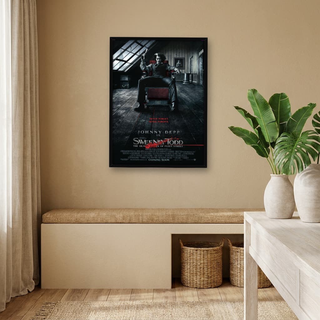 Quadro Decorativo Sweeney Todd: O Barbeiro Demoníaco da Rua Fleet