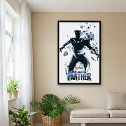 Quadro Decorativo Pantera Negra