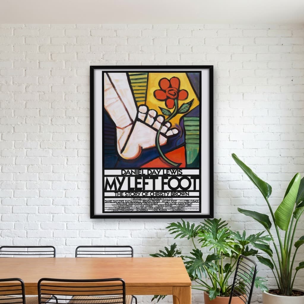 Quadro Decorativo Meu Pé Esquerdo