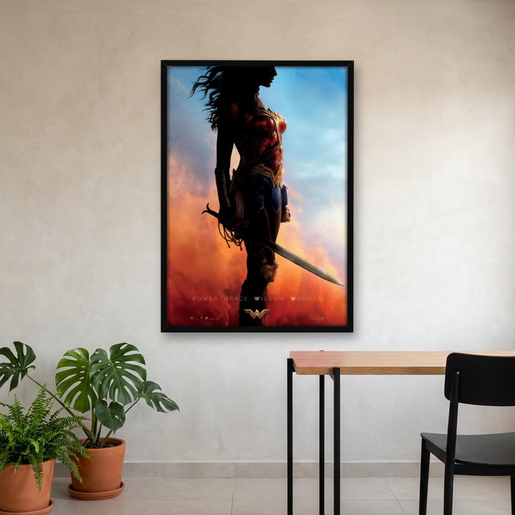 Quadro Decorativo Mulher-Maravilha - opção 4