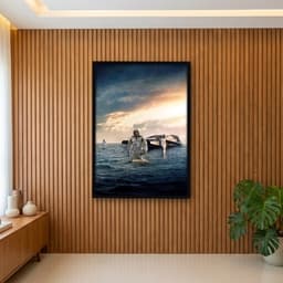 Quadro Decorativo Interestelar - Sem Legenda