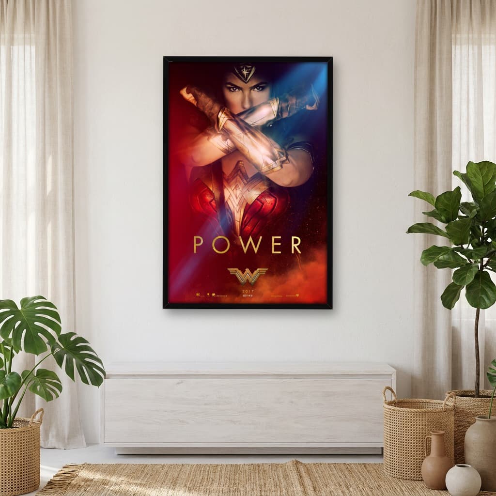 Quadro Decorativo Mulher-Maravilha - opção 3