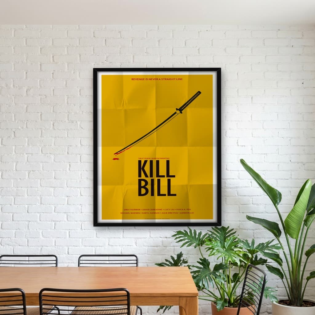 Quadro Decorativo Kill Bill - Minimalista