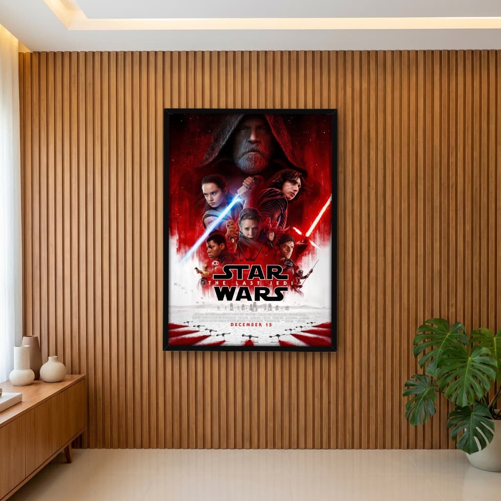 Quadro Decorativo Star Wars: Episódio VIII - Os Últimos Jedi