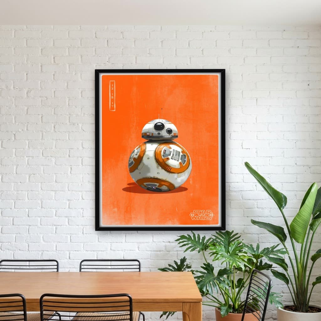Quadro Decorativo BB-8 - Star Wars: Episódio VIII - Os Últimos Jedi
