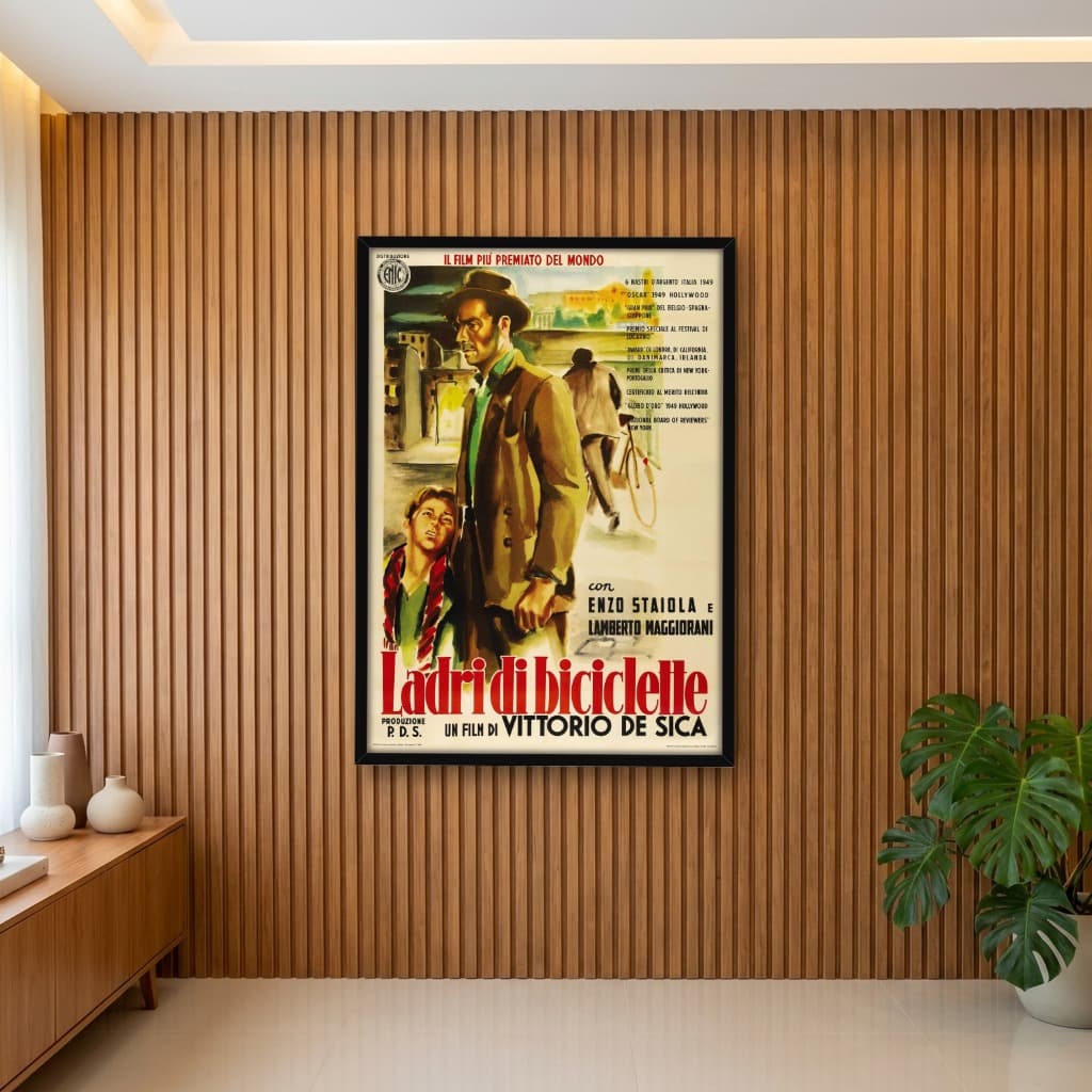 Quadro Decorativo Ladrões de Bicicleta