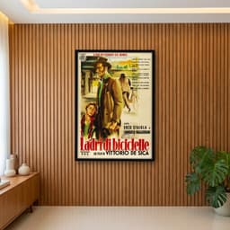 Quadro Decorativo Ladrões de Bicicleta