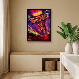 Quadro Decorativo Enter the Void - Viagem Alucinante