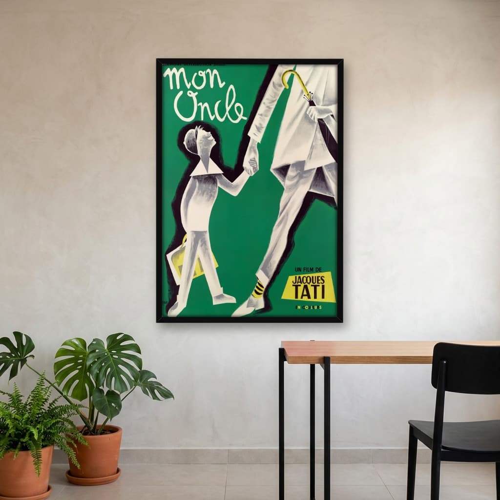 Quadro Decorativo Meu Tio - Fundo Verde