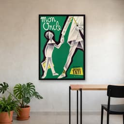 Quadro Decorativo Meu Tio - Fundo Verde