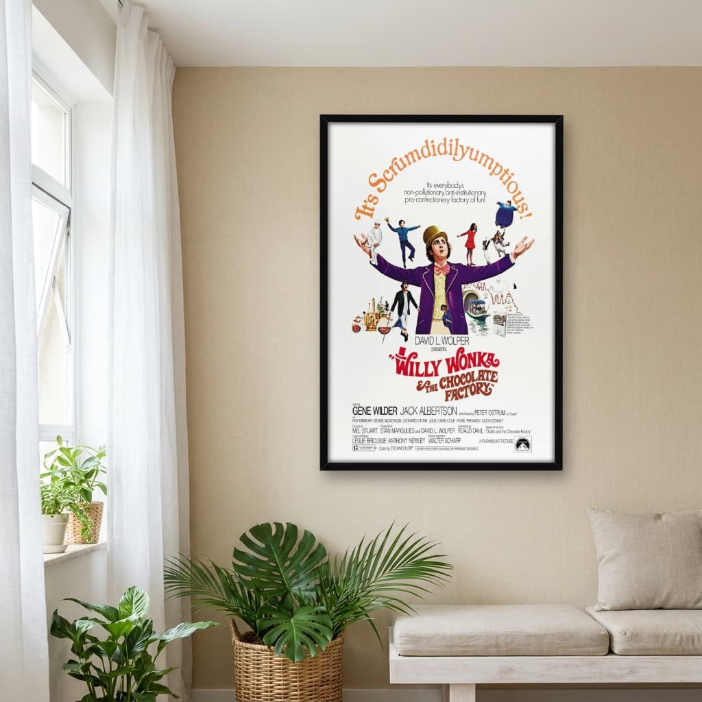 Quadro Decorativo A Fantástica Fábrica de Chocolate