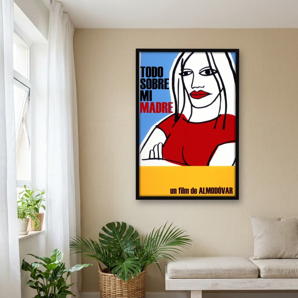 Quadro Decorativo Tudo Sobre Minha Mãe - espanhol