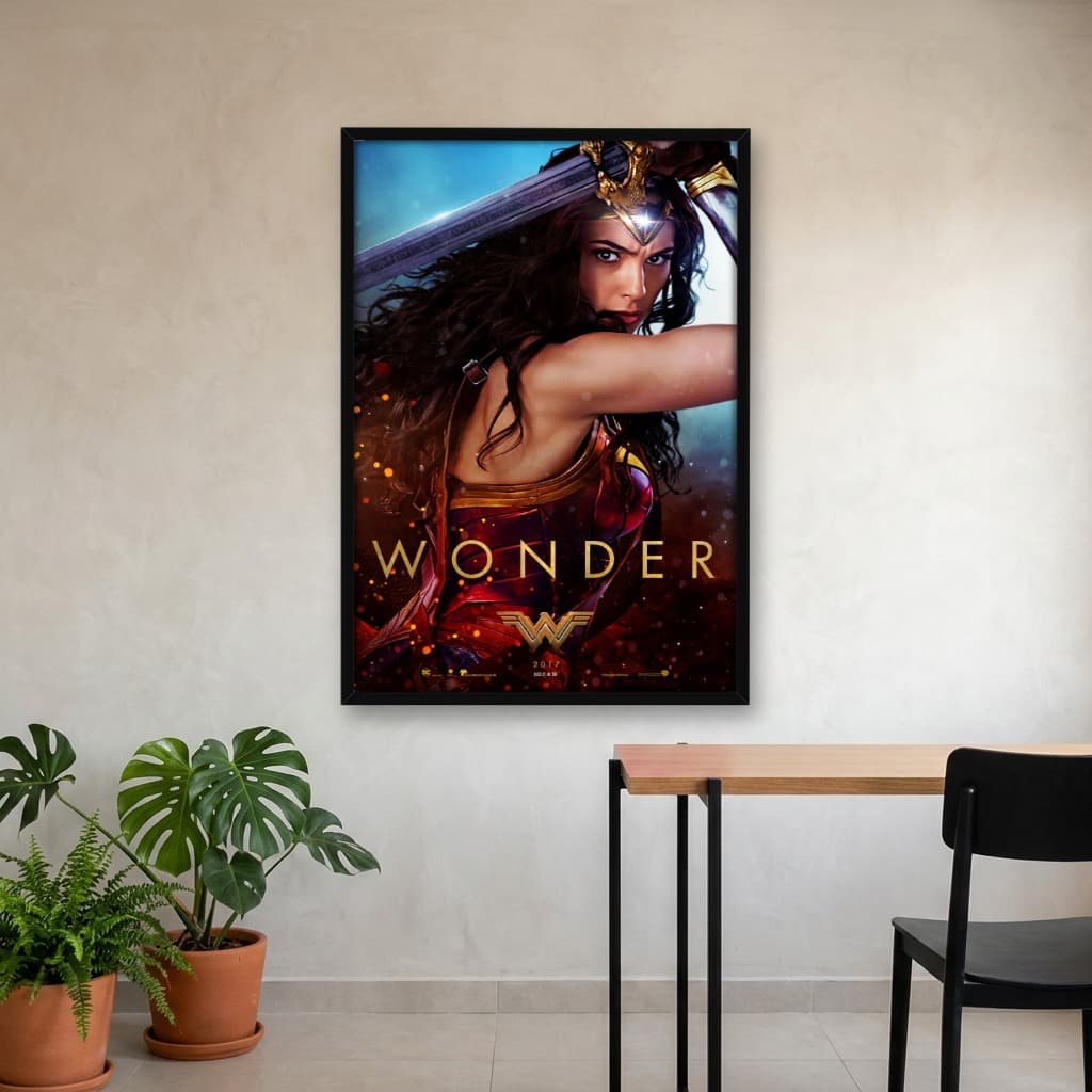 Quadro Decorativo Mulher-Maravilha