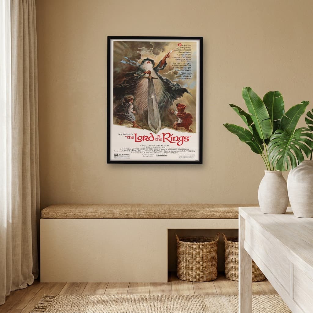 Quadro Decorativo O Senhor dos Anéis - Animação