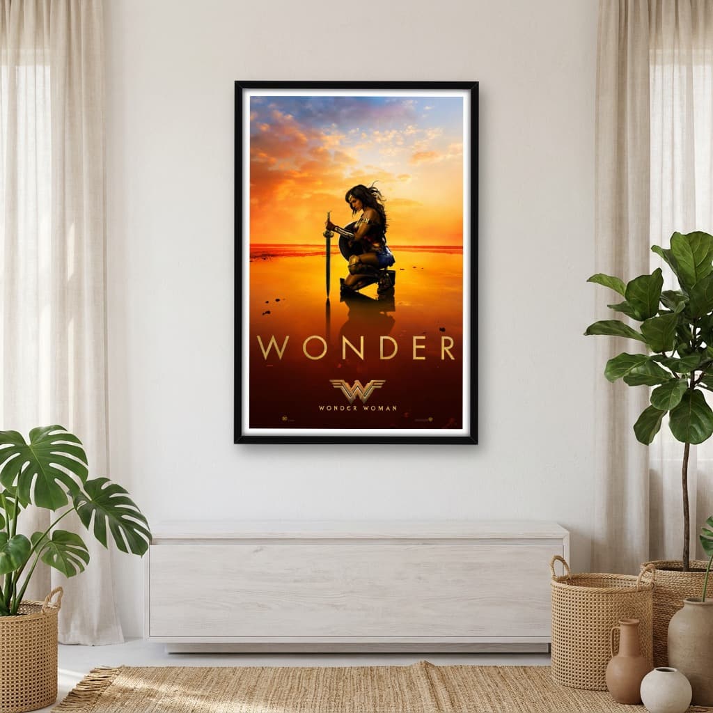 Quadro Decorativo Mulher-Maravilha - Filme