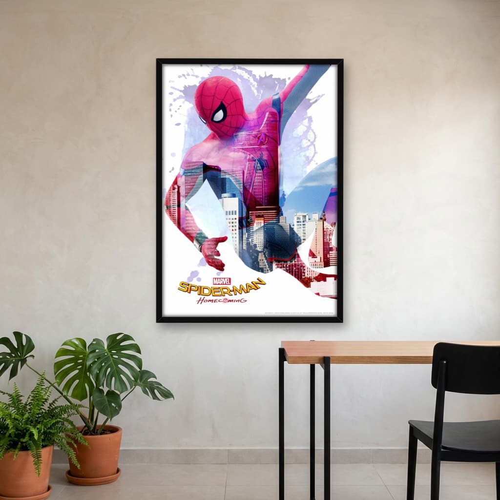 Quadro Decorativo Homem-Aranha De Volta ao Lar - Arte