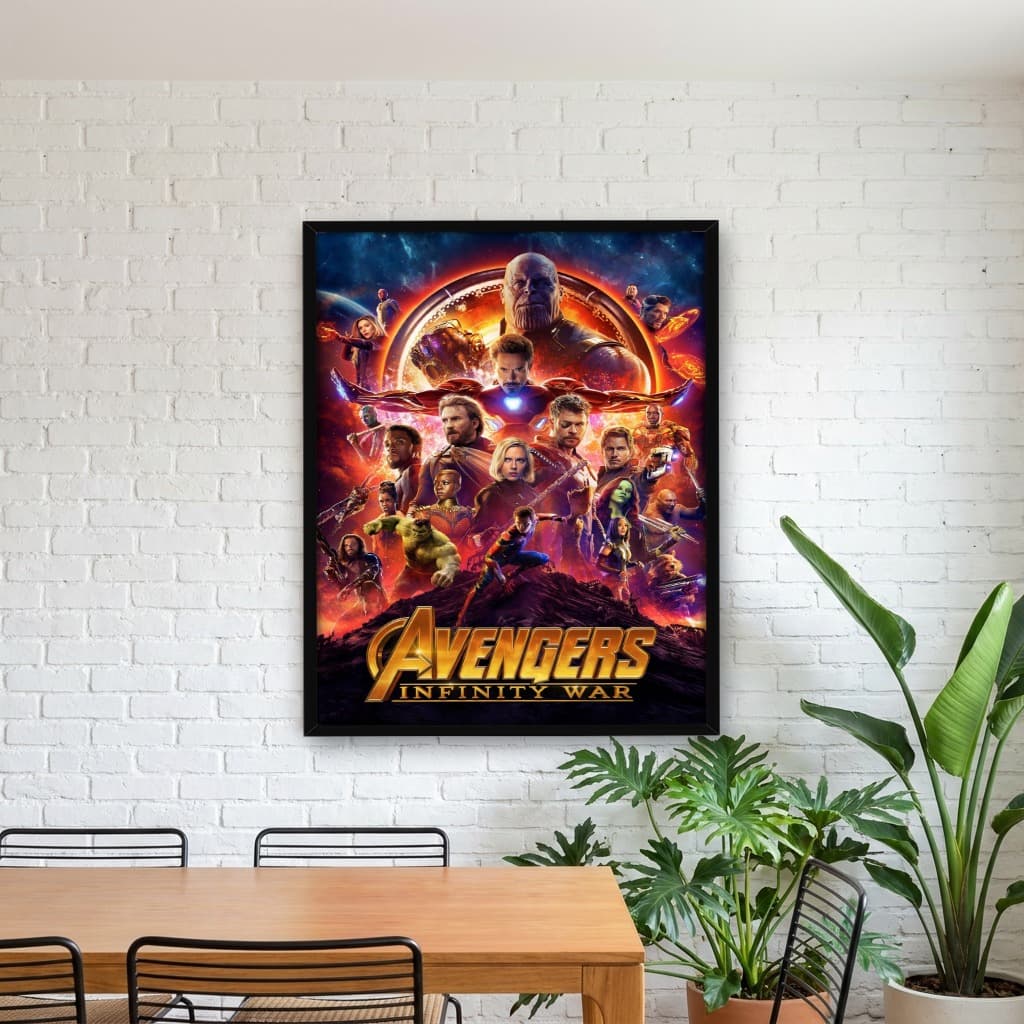 Quadro Decorativo Vingadores - Guerra Infinita