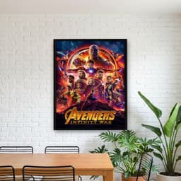 Quadro Decorativo Vingadores - Guerra Infinita