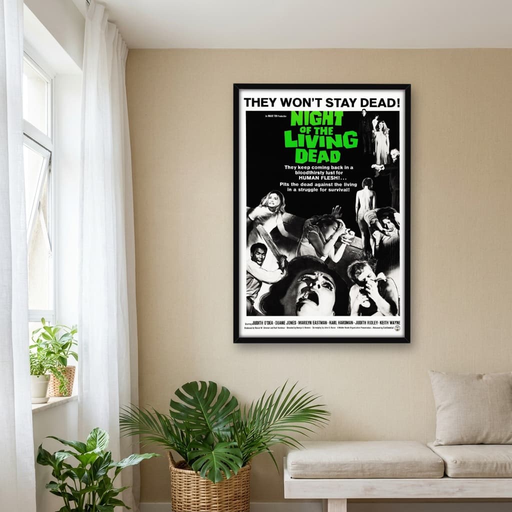 Quadro Decorativo A Noite dos Mortos-Vivos
