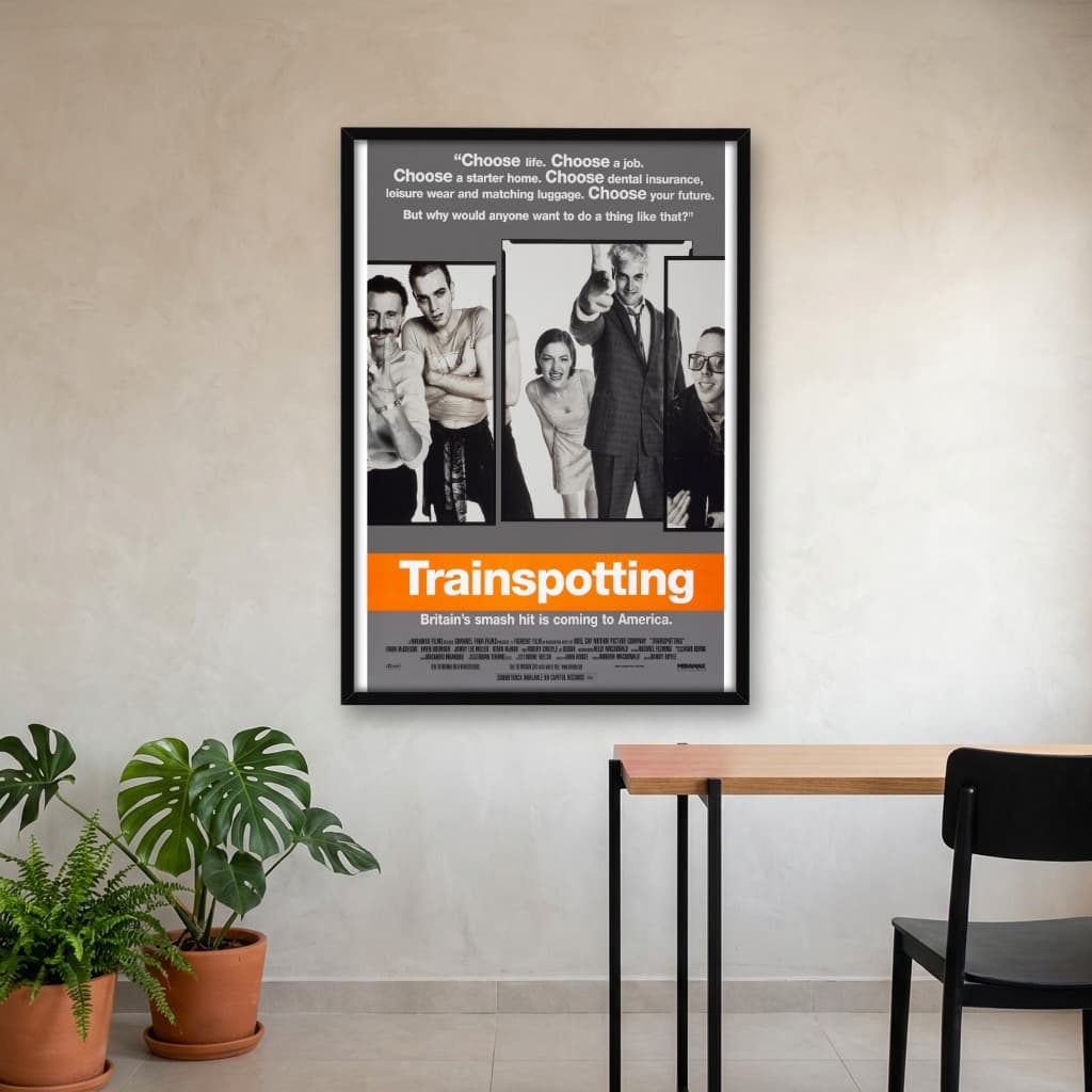 Quadro Decorativo Trainspotting - Sem Limites - opção 2