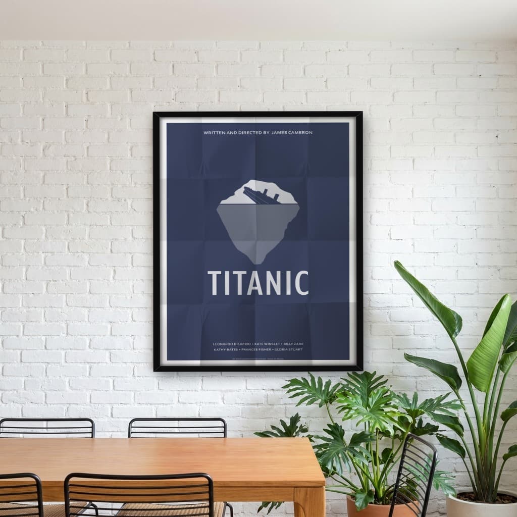 Quadro Decorativo Titanic - Minimalista